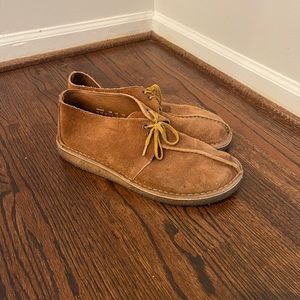 Clarks chukka boots, desert trek, brown, size 12